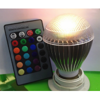 110V 220V E26 E27 Remote 16 Colors Changing Led Bulb