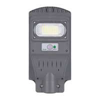 Solar Street Light 40W Waterproof Integrated  20w 30w 60w 90w 120w Solar Outdoor Light With Steel Pole