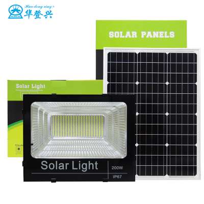 manufacturers super drive aluminum body 100w 200w 400w waterproof ip65 panel energy systems Solar flood light